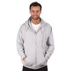 heather greyzip hooded sweatshirt uc504