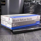 heavy duty black refuse sacks 38 x200