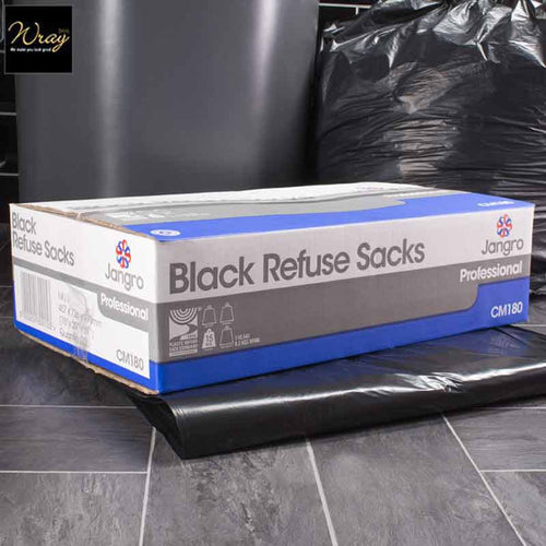 heavy duty black refuse sacks 38 x200
