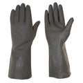 heavy duty black rubber glove