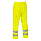 hi vis contrast trousers yellow