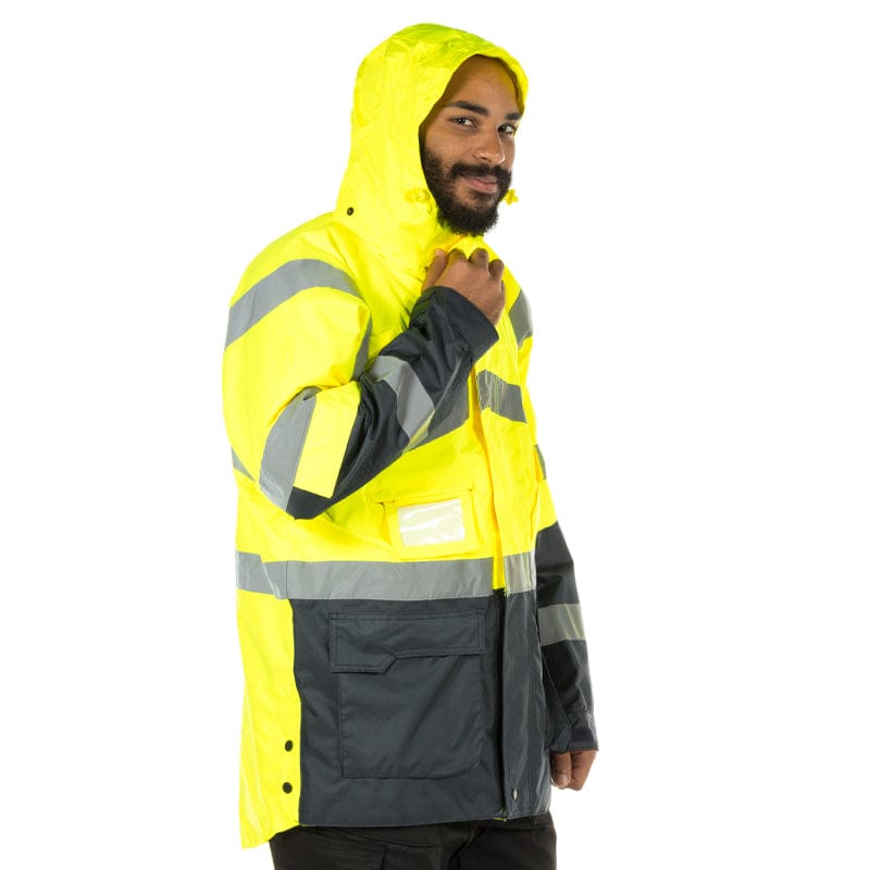 hi vis hooded jacket s760