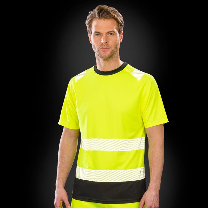hi vis tshirt yellow result