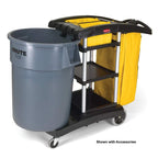 high capacity flexible cleaning cart
