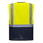 high vis portwest contrast vest