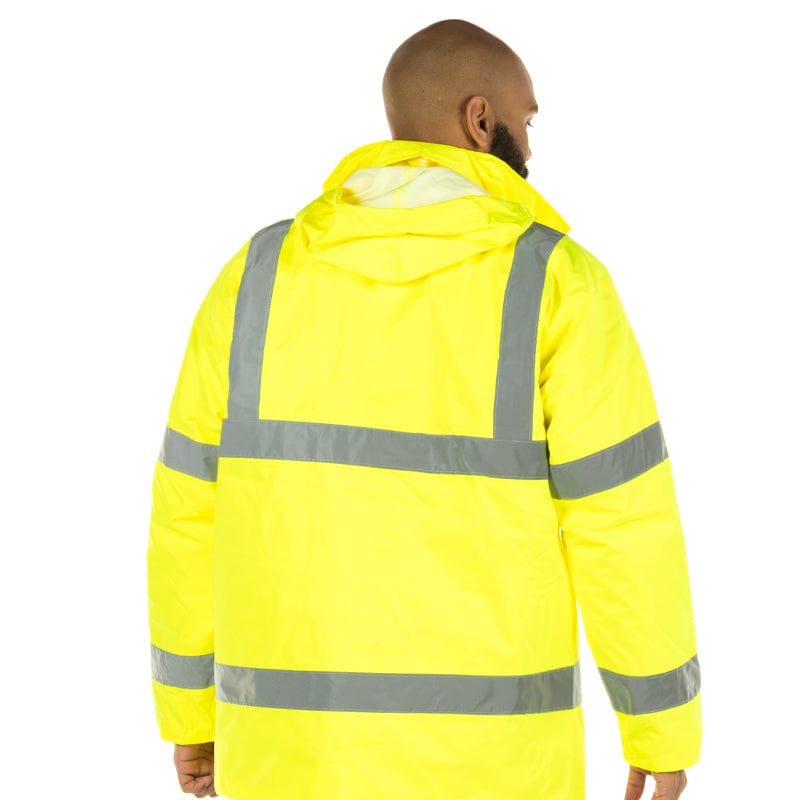 hooded waterproof traffic jacket