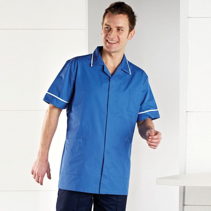 hopsital blue male nurses tunic r52