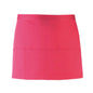 hot pink 3 pocket apron