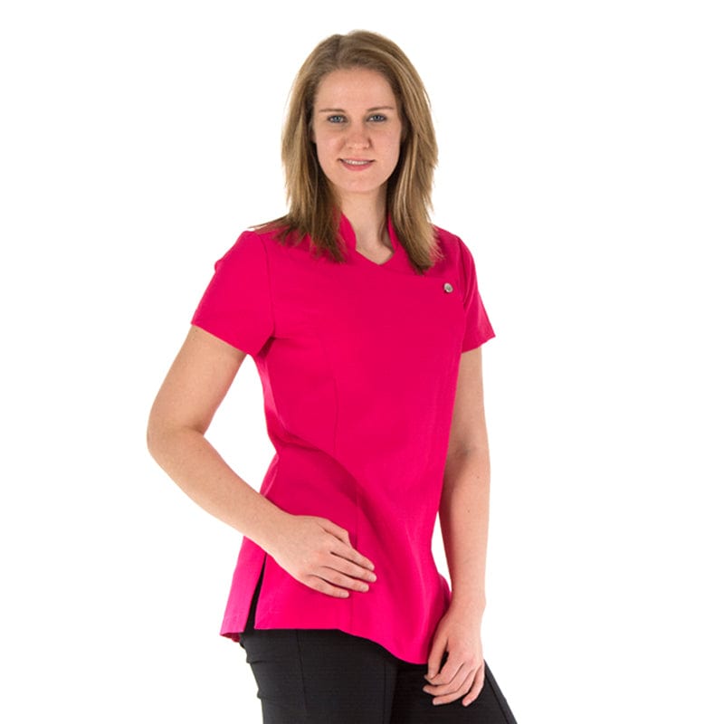 hot pink premier blossom spa tunic