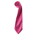 hot pink premier satin tie