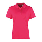 hot pink sports fit polo