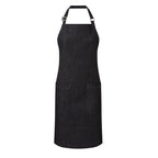 indigo blue demin cotton apron