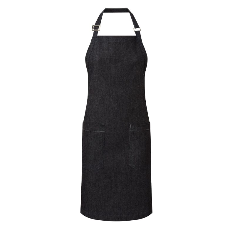 indigo blue demin cotton apron