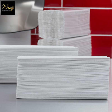 Jangro C-Fold Hand Towel Soft White