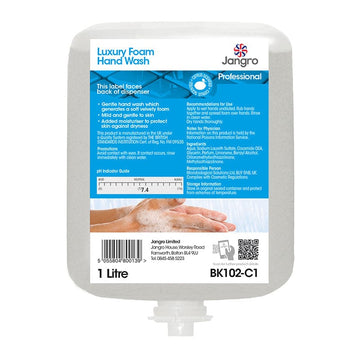 jangro cartridge soap luxury foam wash 6x1l