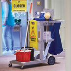jolly trolley janitorial cart