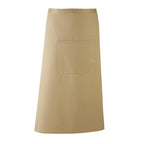 khaki bar worker long apron