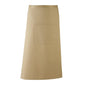 khaki bar worker long apron