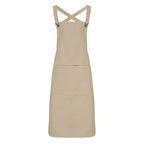 khaki front pocket apron