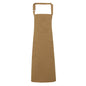 khaki pop snap barber apron