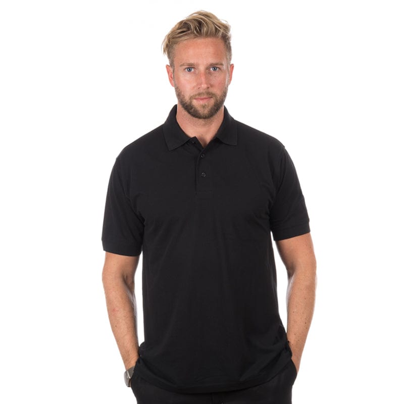 kk403 black mens poloshirt