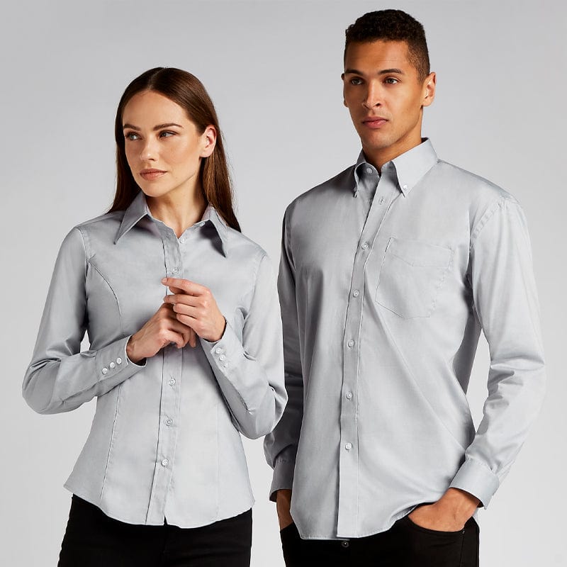 kustom kit corporate oxford shirt blouse