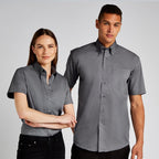 kustom kit short sleeve oxford shirt
