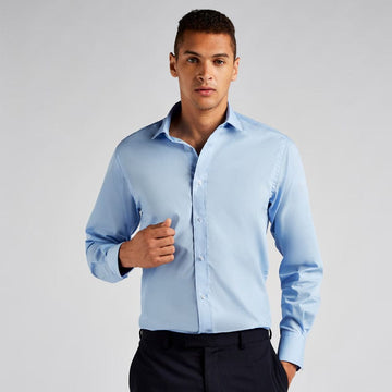 kustom kit tailored fit business shirt