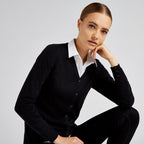 kustom kit women s arundel v neck cardigan kk354