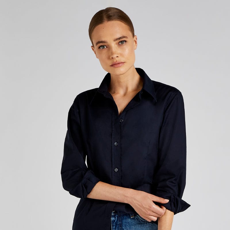 kustom kit women s workwear oxford shirt