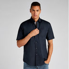 kustom kit workwear oxford short sleeve shirt