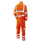 leo workwear hi vis coverall
