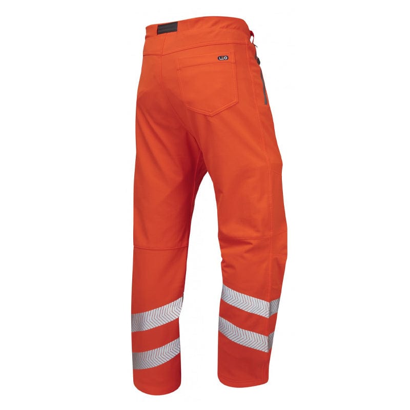 leo workwear hi vis trousers