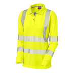 leo workwear women s pollyfield hi vis polo