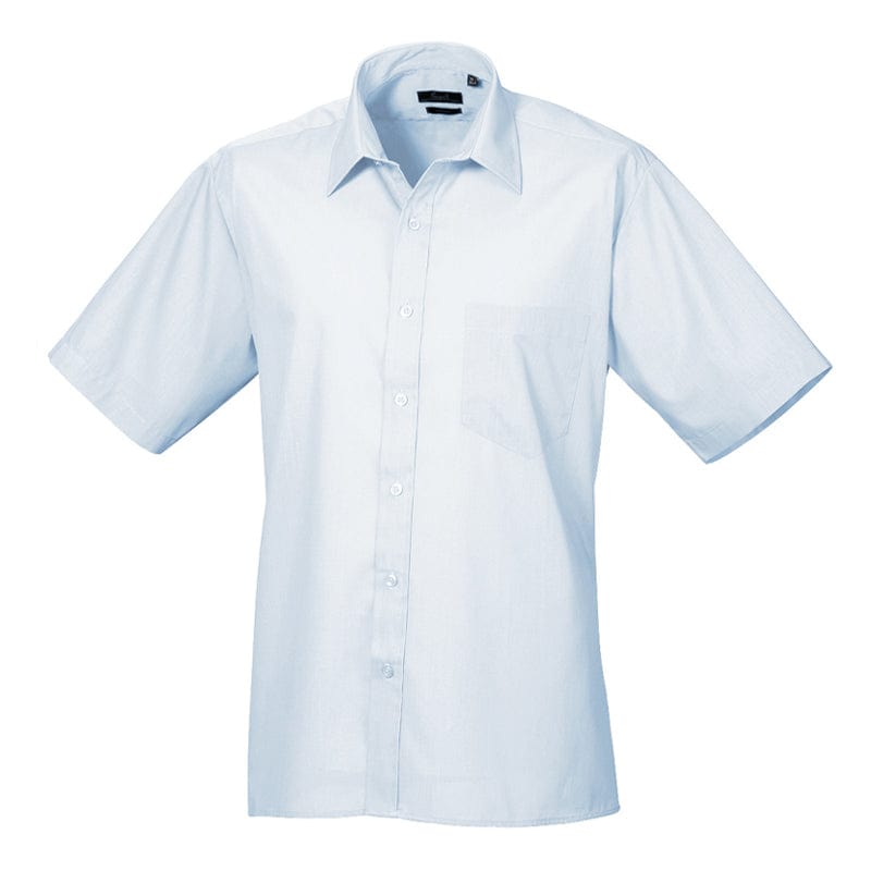 light blue hospitality clothing shirt