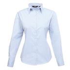 light blue ladies long sleeve shirt