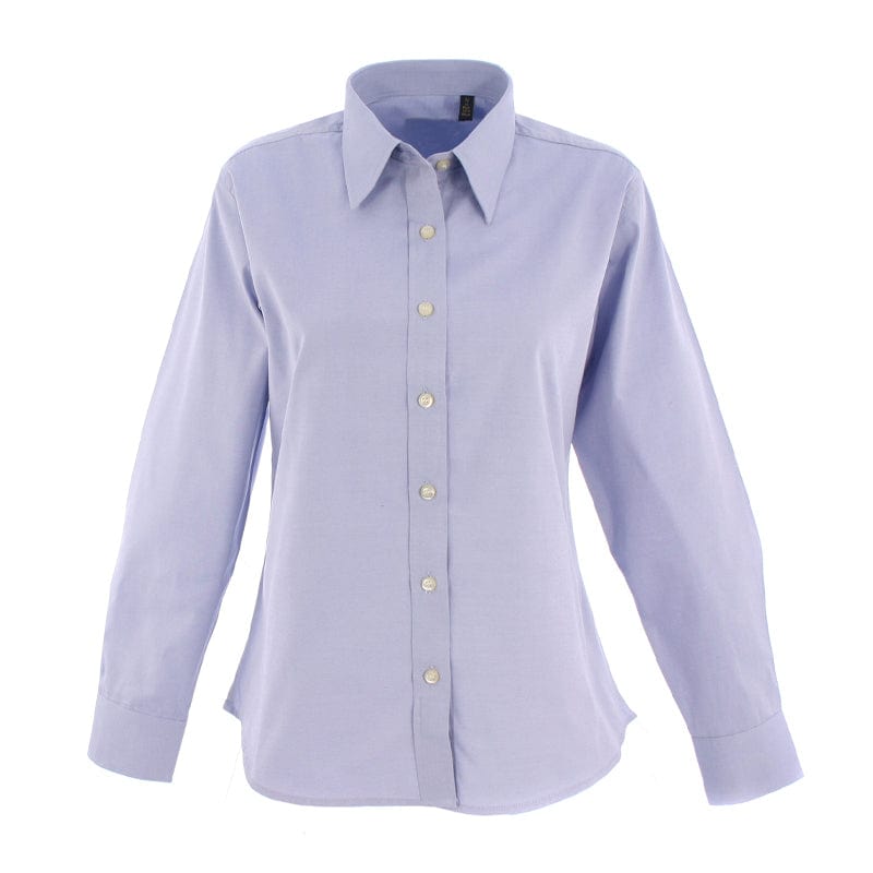 light blue ladies oxford shirt uc703