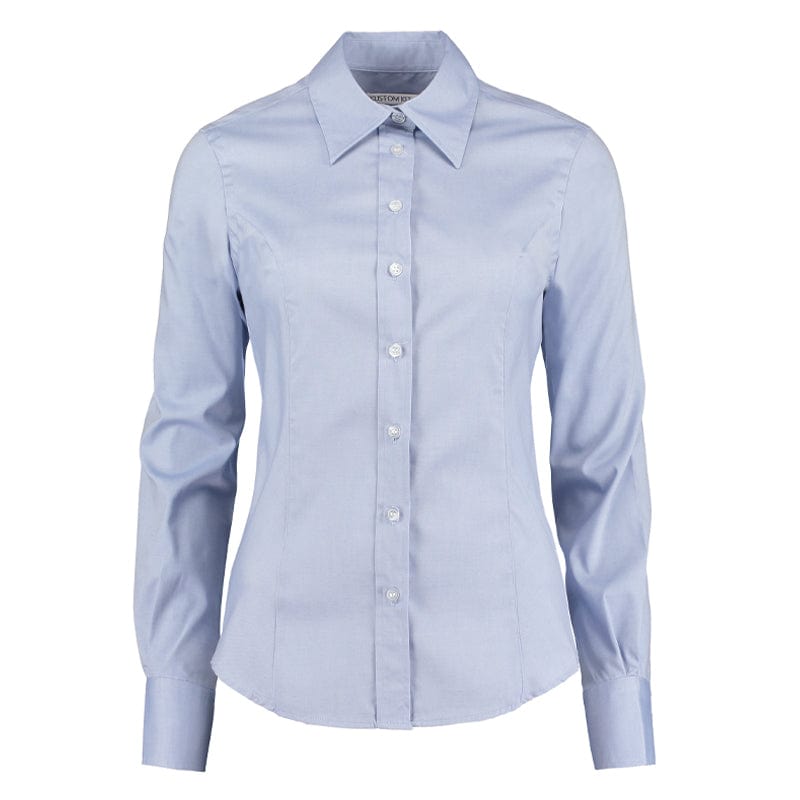 light blue long sleeved kk702 blouse