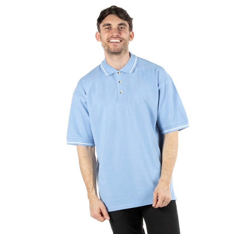 light blue mens st mellion polo