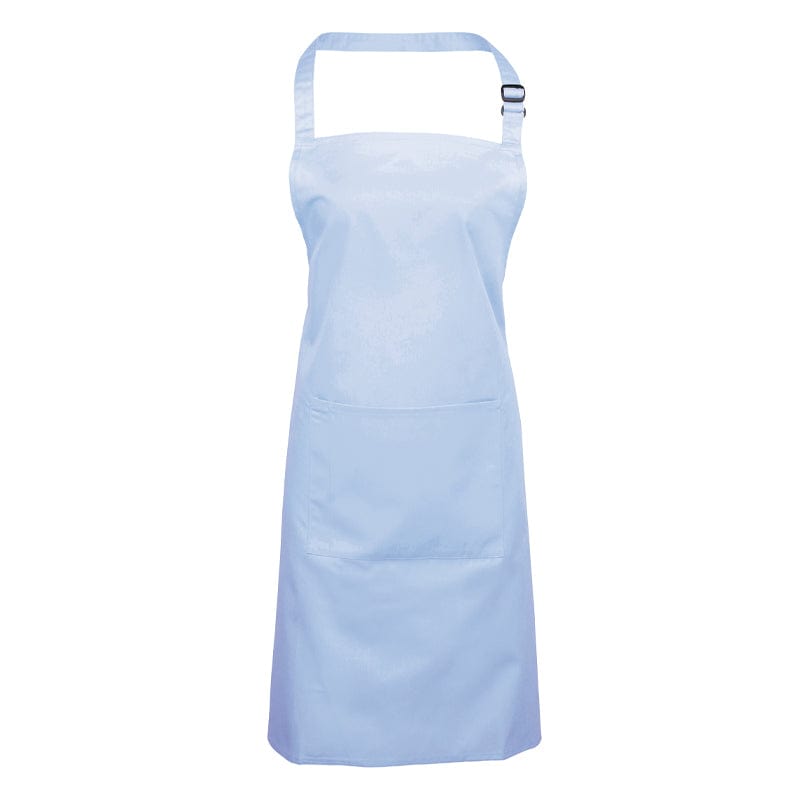 light blue premier workwear apron pr154