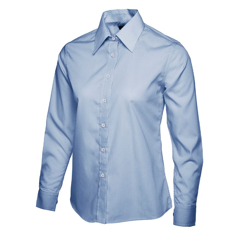 light blue uneek tailored ladies shirt