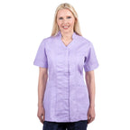 lilac mandarin collar r6 tunic