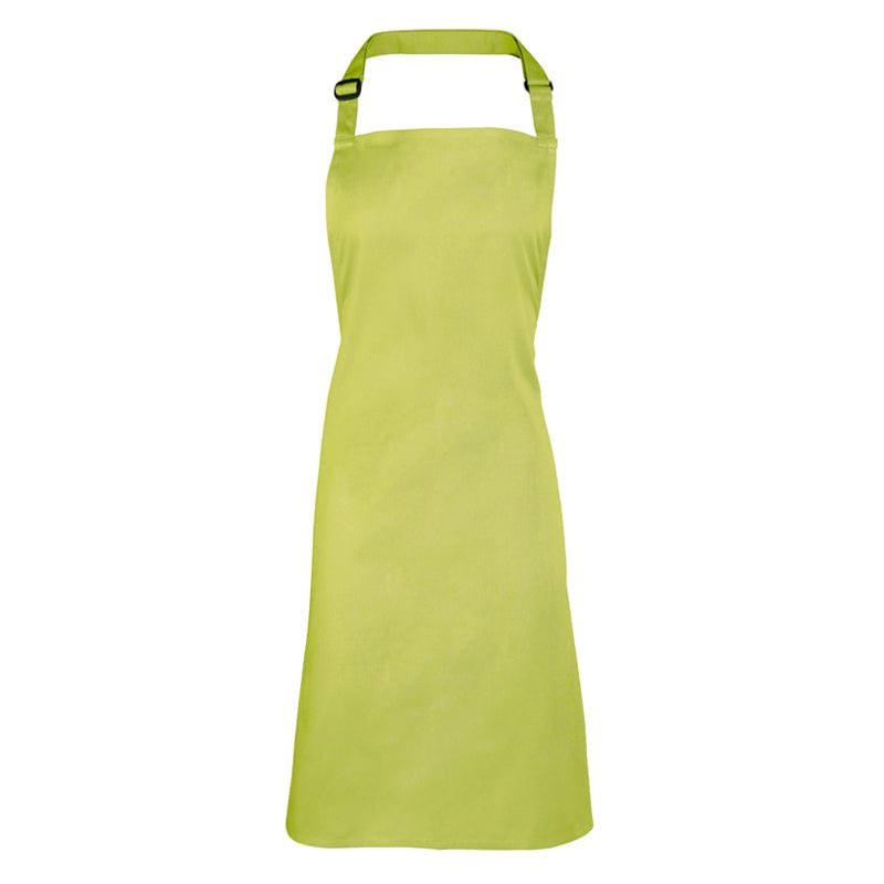 lime green hospitality apron