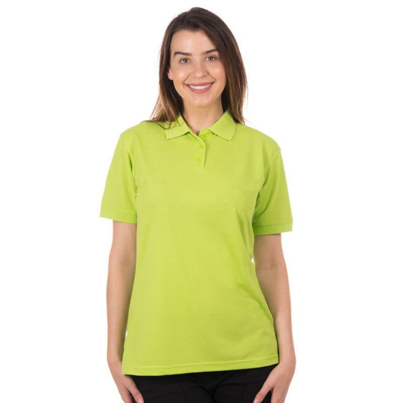 lime ladies polo shirt kk703