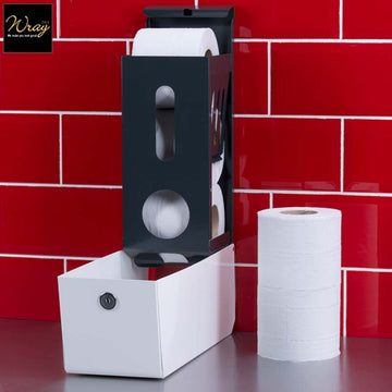 3-Roll Standard Toilet Roll Dispenser Metal