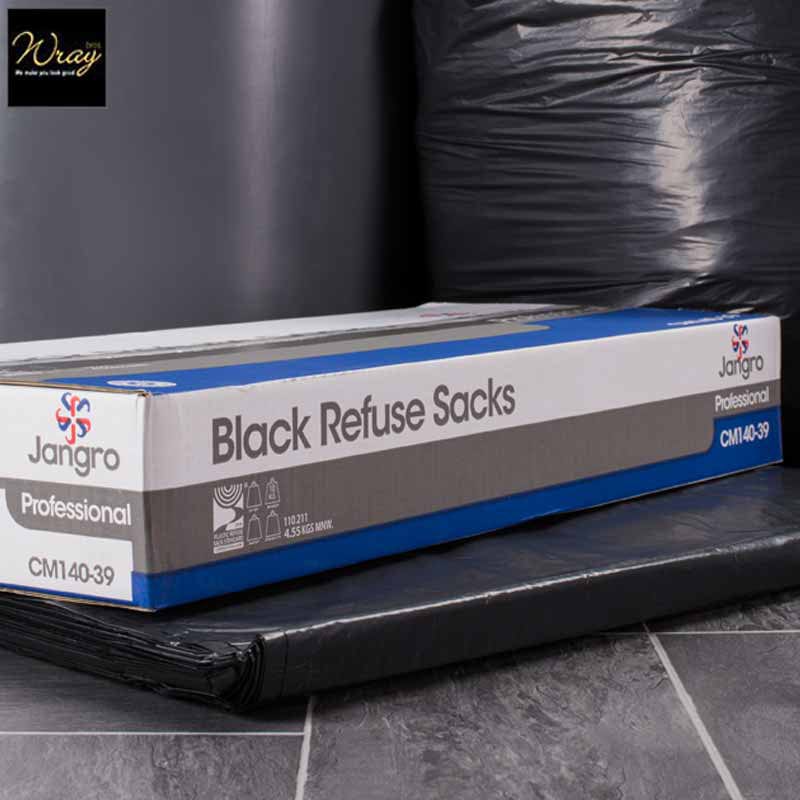 medium duty black refuse sacks 38 x 200 sacks