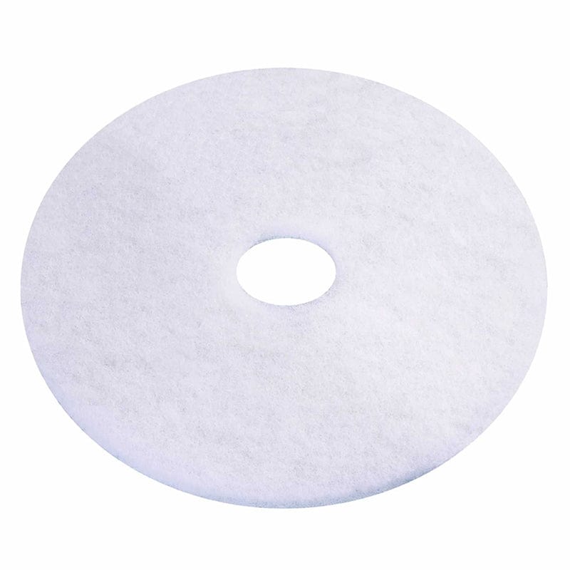 medium white floor pad 17 inch