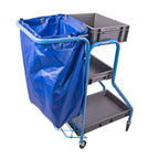 metal frame janitorial trolley