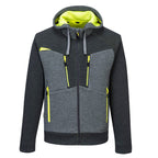 metal grey moisture wicking hoodie