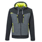 metal grey moisture wicking hoodie